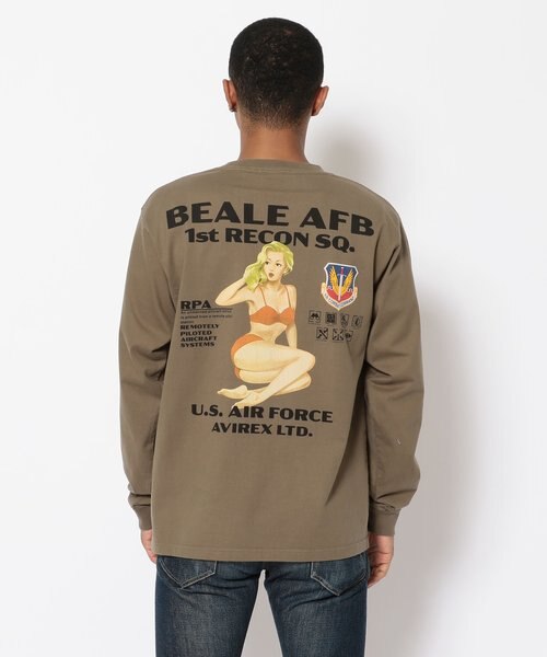 ロングスリーブ Tシャツ ピンナップガール ／ LS T-SHIRT PIN UP GIRL