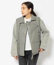 WOOL COMBI LEATHER DOWN/ ウールコンビレザーダウン