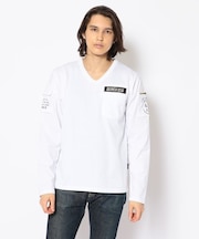 ファティーグ  Vネック Tシャツ ／FATIGUE V-NECK T-SHIRT