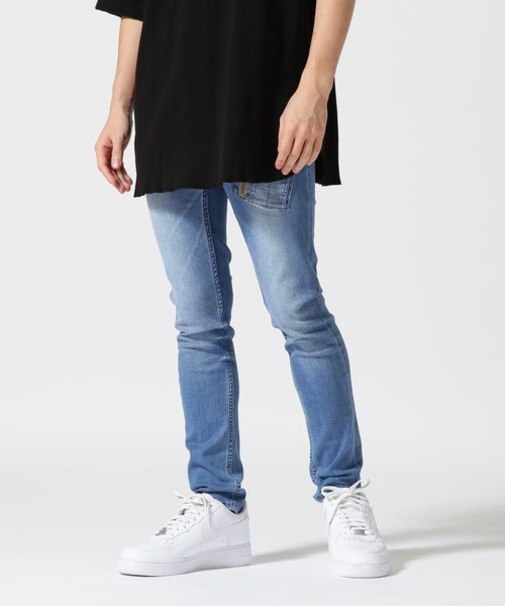 MA-1 ポケット スキニー デニム パンツ/POCKET SKINNY DENIM PANT/タイプブルー