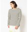 《DAILY／デイリー》 LONG SLEEVE BORDER T-SHIRT／長袖 ボーダー Tシャツ