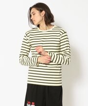 《DAILY／デイリー》 LONG SLEEVE BORDER T-SHIRT／長袖 ボーダー Tシャツ