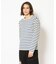 《DAILY／デイリー》 LONG SLEEVE BORDER T-SHIRT／長袖 ボーダー Tシャツ