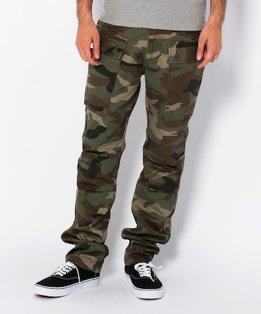 カモフラージュ エアロパンツ(スリムフィット)／ CAMOUFLAGE BU AERO PANTS(SLIM FIT)