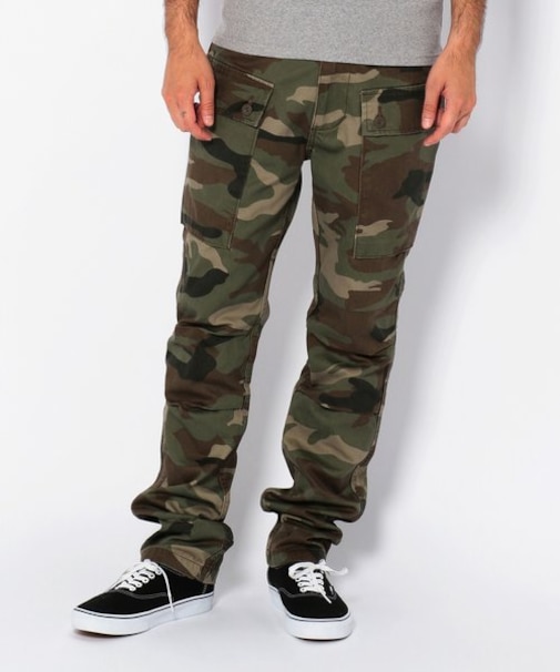 カモフラージュ エアロパンツ(スリムフィット)／ CAMOUFLAGE BU AERO PANTS(SLIM FIT)