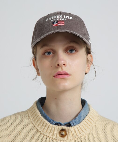 直営店限定／×ニューエラ ポロキャップ USA国旗／ AVIREX×NEW ERA 9TWENTY POLO CAP
