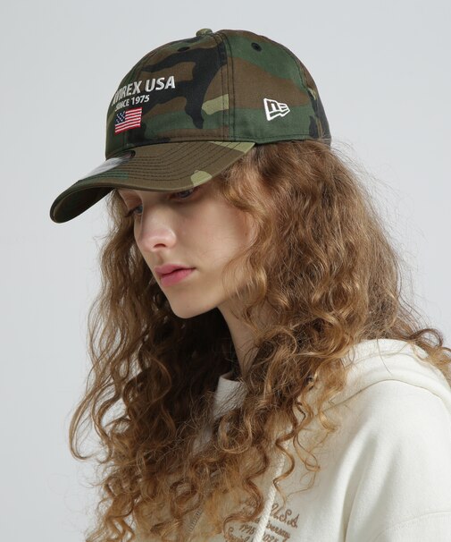 直営店限定／×ニューエラ ポロキャップ USA国旗／ AVIREX×NEW ERA 9TWENTY POLO CAP