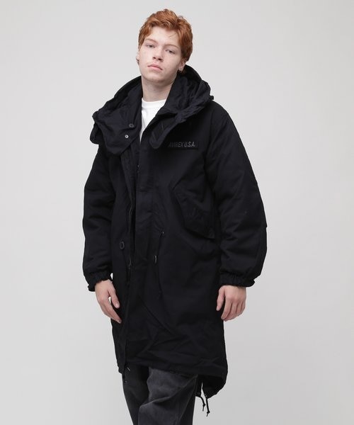 レア❗定価4.8万❗ AVIREX ×EZUMI プリーツ モッズコート AVIREX／アヴィレックス／M-65 ジャケット／モッズコート