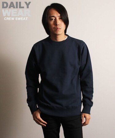《DAILY/デイリー》CREW SWEAT/無地 クルーネックスウェット デイリーウェア
