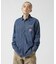 《REBUILD COLLECTION》バーシティー 長袖 デニムシャツ ／ L／S VARSITY DENIM SHIRT