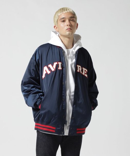 《REBUILD COLLECTION》サテン スタジアム ジャケット ／ SATIN STADIUM JACKET