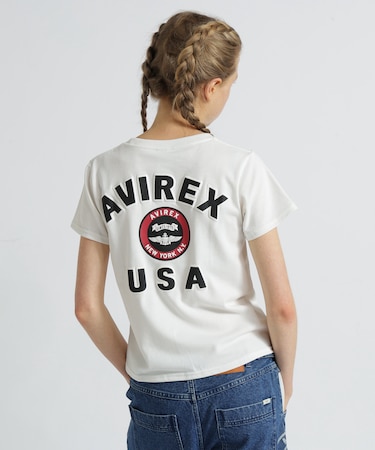 《KIDS》ヴァーシティーTシャツ/VARSITY T-SHIRT/AVIREX / アヴィレックス