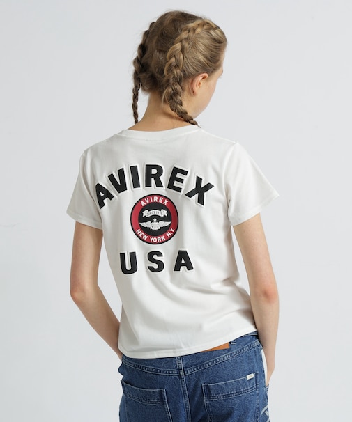 《KIDS》ヴァーシティーTシャツ/VARSITY T-SHIRT/AVIREX / アヴィレックス