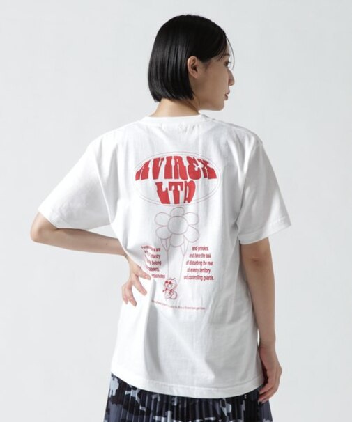 ≪直営店限定≫PARACHUTE CAT T-SHIRT／ パラシュートキャット ティーシャツ
