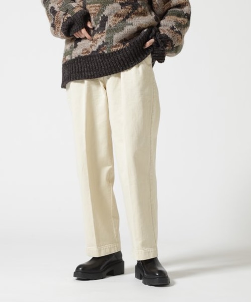 2TACK WIDE PANTS／ 2タックワイドパンツ