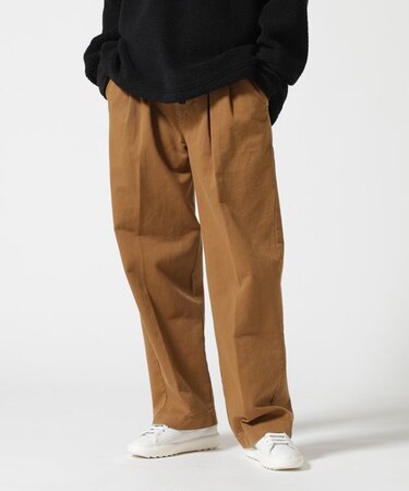 2TACK WIDE PANTS／ 2タックワイドパンツ