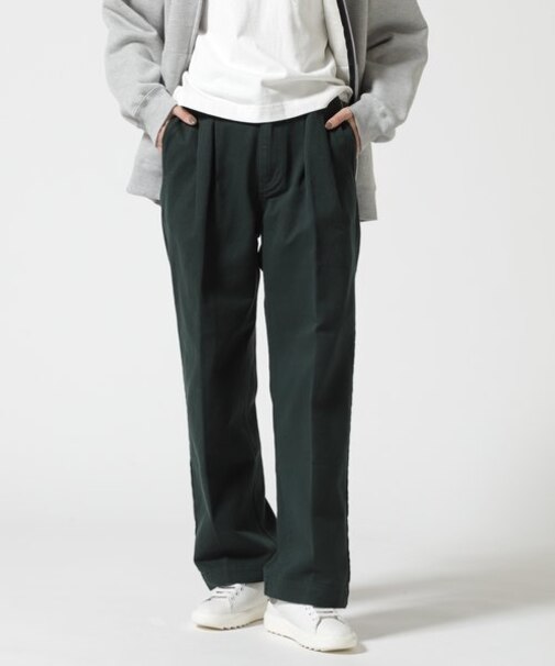 2TACK WIDE PANTS／ 2タックワイドパンツ
