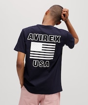 《WEB&DEPOT限定》S／S CREW NECK T STAR SPANGLED BANNER／クルーネック Tシャツ 星条旗