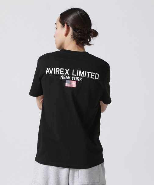 《WEB&DEPOT限定》SHORT SLEEVE CREW NECK T-SHIRT 'AVIREX LIMITED NY'