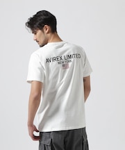 《WEB&DEPOT限定》SHORT SLEEVE CREW NECK T-SHIRT 'AVIREX LIMITED NY'