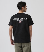 《WEB&DEPOT限定》SHORT SLEEVE CREW NECK T-SHIRT 'AVIREX LIMITED NY'