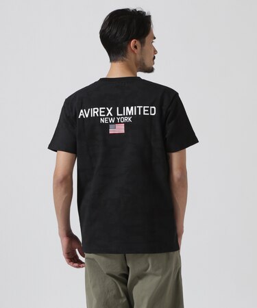 《WEB&DEPOT限定》SHORT SLEEVE CREW NECK T-SHIRT 'AVIREX LIMITED NY'