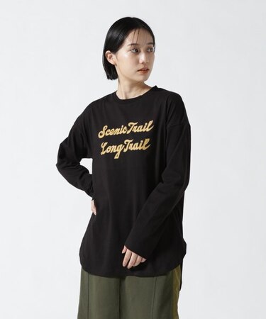 ≪直営店限定≫FLOCKEY×PRINT TUNIC T-SHIRT／ フロッキープリント チュニックTシャツ