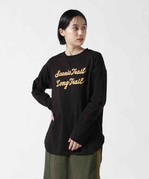 ≪直営店限定≫FLOCKEY×PRINT TUNIC T-SHIRT／ フロッキープリント チュニックTシャツ