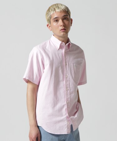 《DAILY／デイリー》BASIC OXFORD S／S B.D. SHIRT／半袖オックスフォードシャツ／AVIREX／アヴィレック