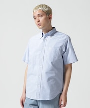 《DAILY／デイリー》BASIC OXFORD S／S B.D. SHIRT／半袖オックスフォードシャツ／AVIREX／アヴィレック