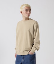 《DAILY／デイリー》FADE WASH CREW NECK SWEAT ／ フェード ウォッシュ クルーネック スウェット