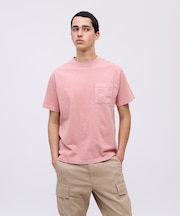 《DAILY／デイリー》SHORTSLEEVE FADE WASH POCKET T-SHIRT ／ 半袖 フェイドウォッシュ ポケット