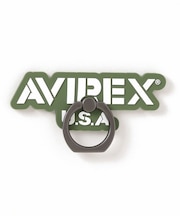 《直営店限定》BUNKER RING 'AVIREX' ／ バンカー リング ／ スマホリング