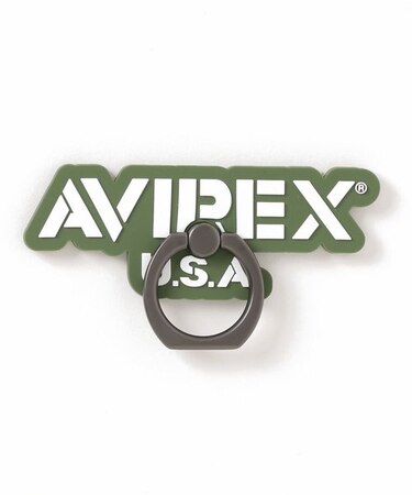 《直営店限定》BUNKER RING 'AVIREX' / バンカー リング / スマホリング