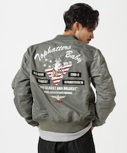 《WEB&DEPOT限定》LIGHT MA-1 TOPHATTERS／AVIREX／アビレックス