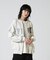 HARF GRAPHIC ZIP CARDIGAN／ ハーフグラフィックシップカーディガン