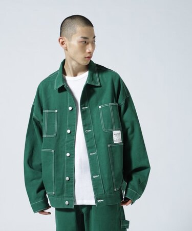 COTTON TWILL COVER ALL JACKET ／コットン ツイル カバーオール ジャケット