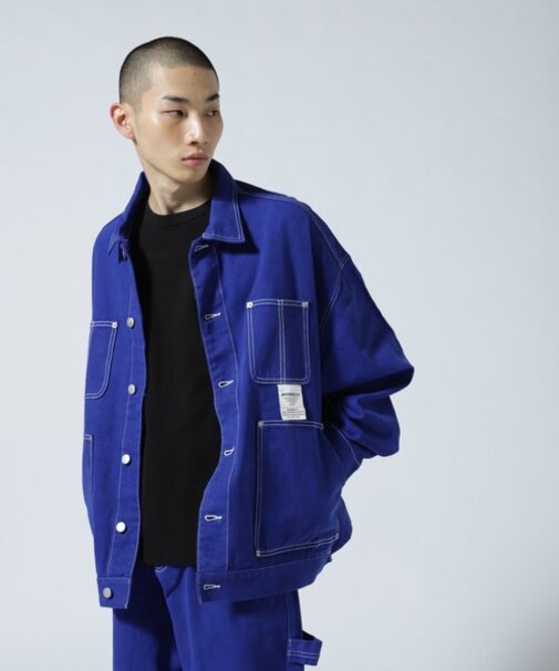 COTTON TWILL COVER ALL JACKET ／コットン ツイル カバーオール ジャケット