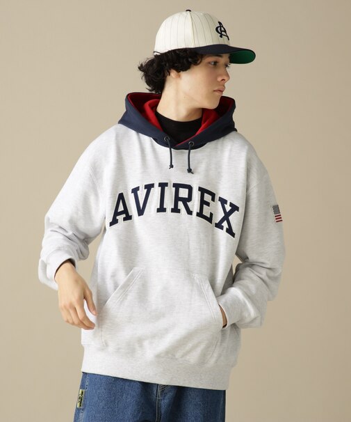 ARCH LOGO COLOR HOOD L／S PARKA／アーチ ロゴ カラー フード パーカー