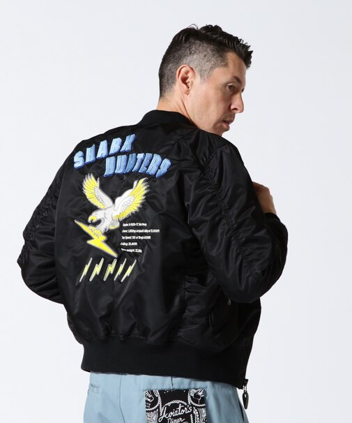 《WEB＆DEPOT限定》MA-1 SHARK HUNTER ／ シャークハンター