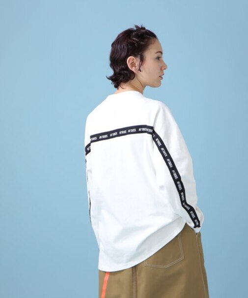 《WEB&DEPOT限定》BACK LOGO TAPE TOPS／ バックロゴテープ トップス