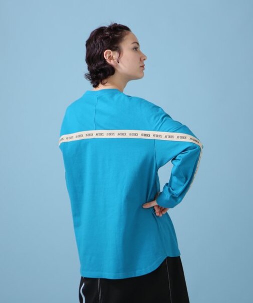 《WEB&DEPOT限定》BACK LOGO TAPE TOPS／ バックロゴテープ トップス