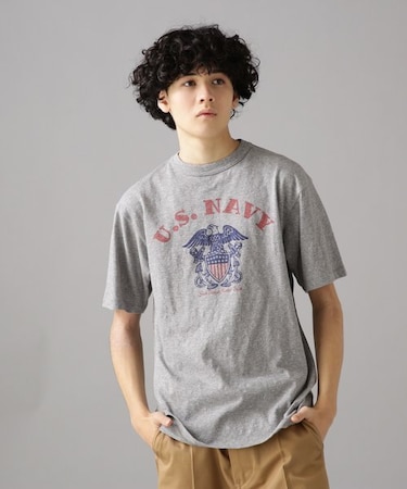 SHORT SLEEVE NAVY TRAINING T-SHIRT ／ショートスリーブ ネイビー トレーニング Ｔシャツ／AVIREX