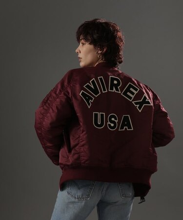 《WOMENS》MA-1 コマーシャル ロゴ／MA-1 COMMERCIAL LOGO