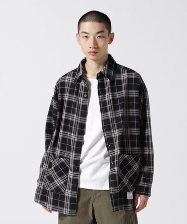 《直営店限定》FRONT POCKET CHECK SHIRT ／ フロント ポケット チェックシャツ