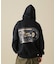 RECORD DESIGN SWEAT PULL OVER PARKA ／ レコード デザイン パーカー