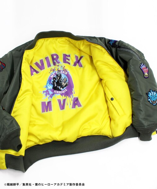 《AVIREX×MY HERO ACADEMIA》MA-1 "VILLAIN"