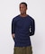 《DAILY／デイリー》THERMAL L／S CREW NECK T-SHIRT／サーマル 長袖 クルーネック Tシャツ