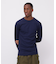 《DAILY／デイリー》THERMAL L／S CREW NECK T-SHIRT／サーマル 長袖 クルーネック Tシャツ