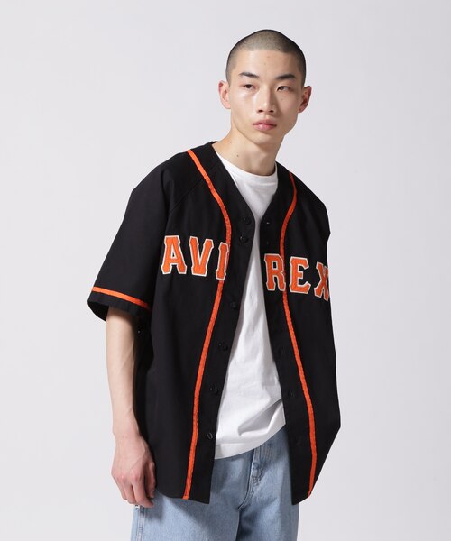 直営店限定》BASE BALL SHIRT ／ ベースボール シャツ｜アヴィレックス